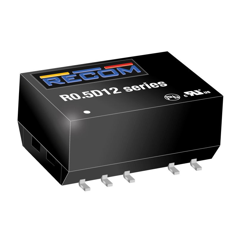 All Parts Power Products Voltage Converters, Inverters, Transformers DC-DC Converters R0.5D12-2412/P-R by Recom Power